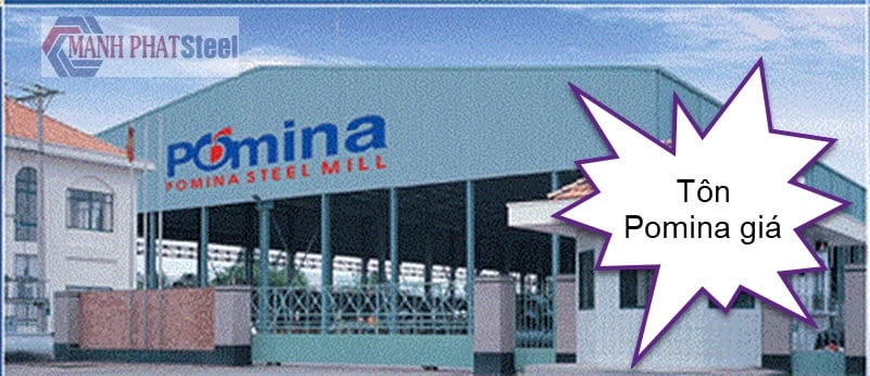 Mạnh Phát luôn cung cấp sản phẩm tôn Pomina đạt chuẩn chất lượng, giá thành rẻ và nhiều chiết khấu đặc biệt đi kèm
