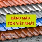 Bảng màu tôn Việt Nhật - Phương Nam