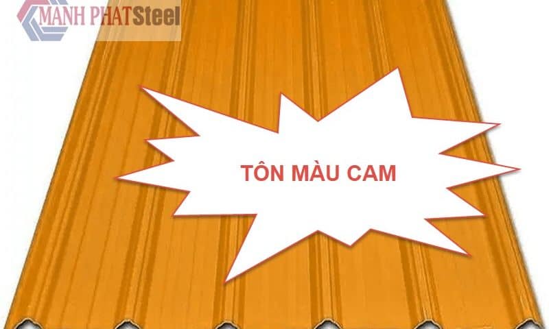 Giá tôn màu cam